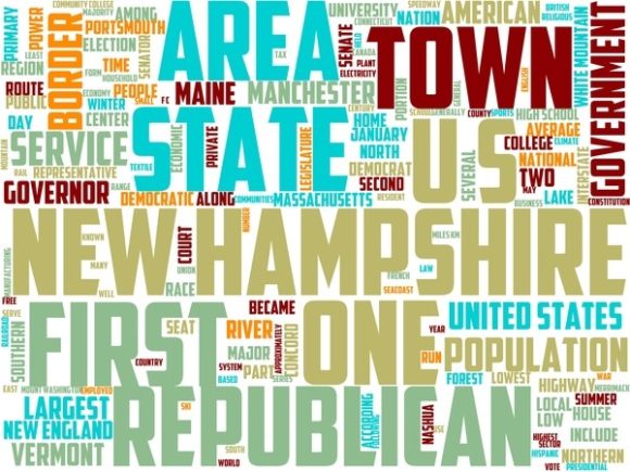 New Hampshire Wordart Tumbler: Inspire With Hand-Drawn Colorful Wordclouds