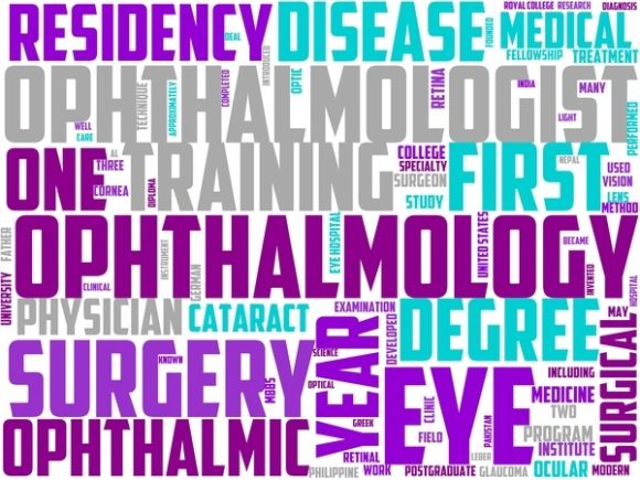 Ophthalmology Word Art Sticker: A Creative & Meaningful Design Tool for Health-Centered Crafters