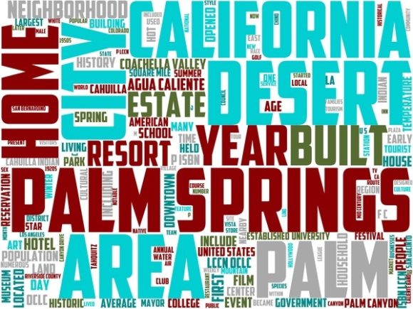 Palm Springs Wordart Crafting
